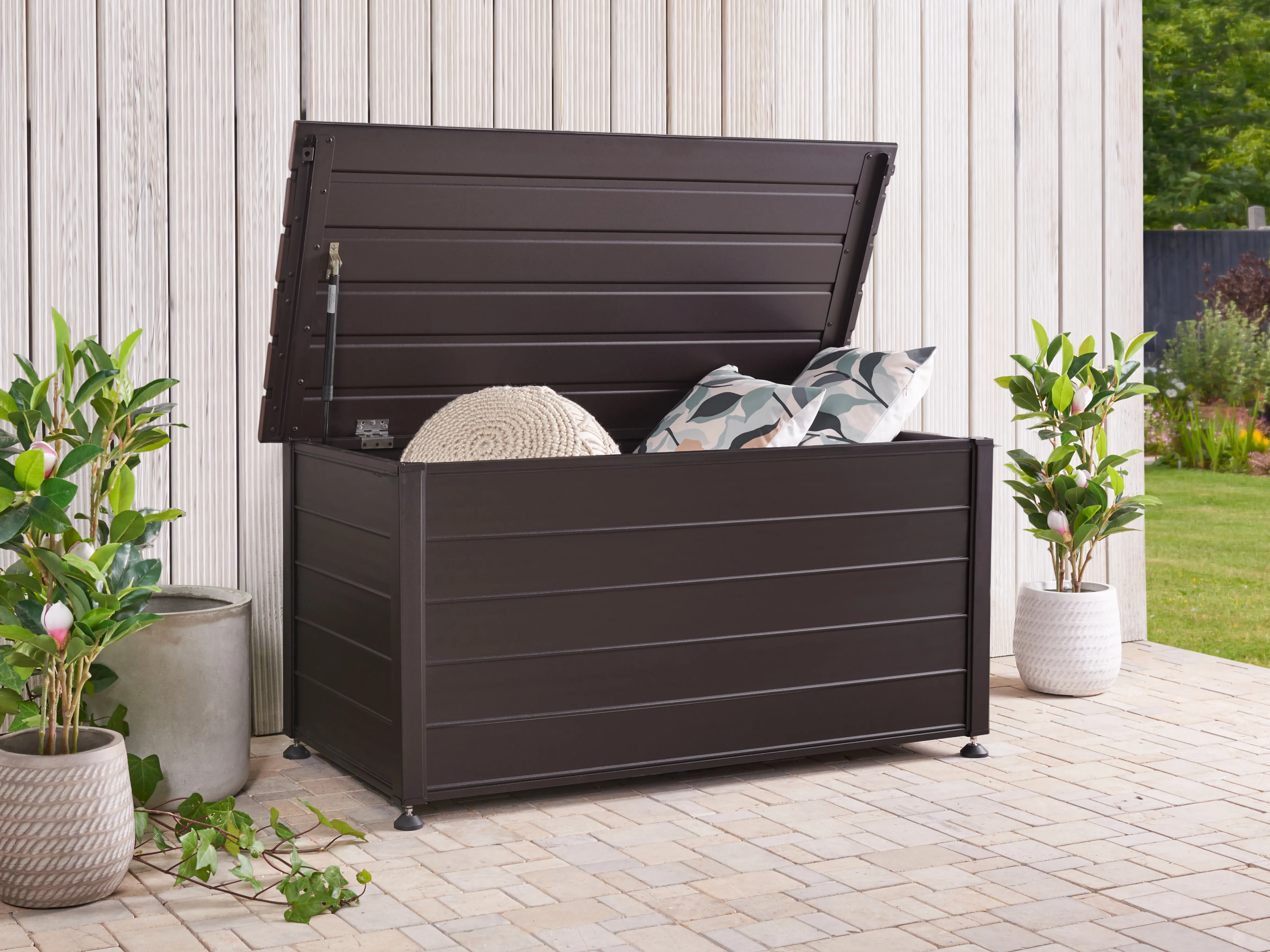 Kussenbox CAMPALTO 123 cm 60 cm Donkerbruin