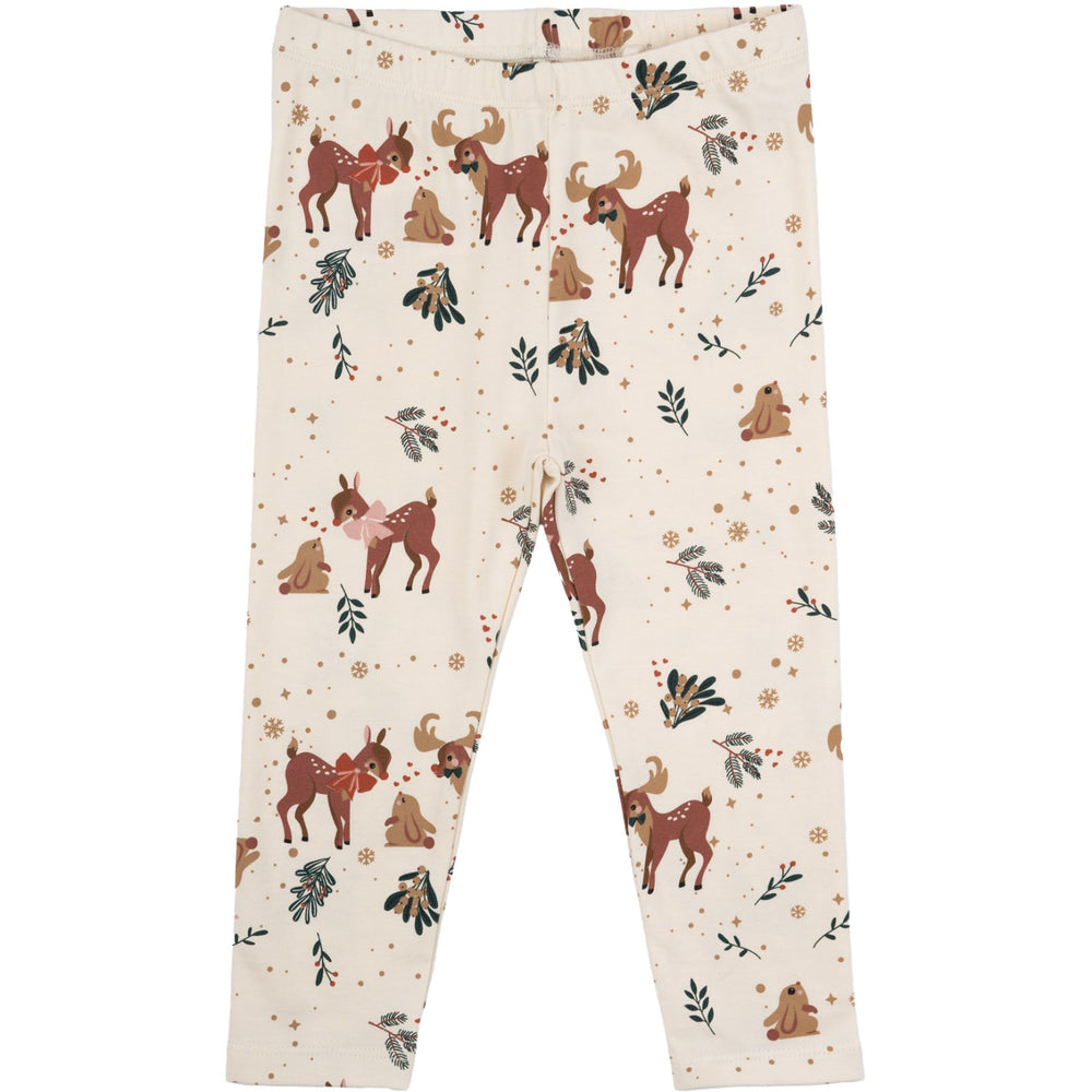 Køb THE NEW Siblings White Swan AOP Holiday Leggings