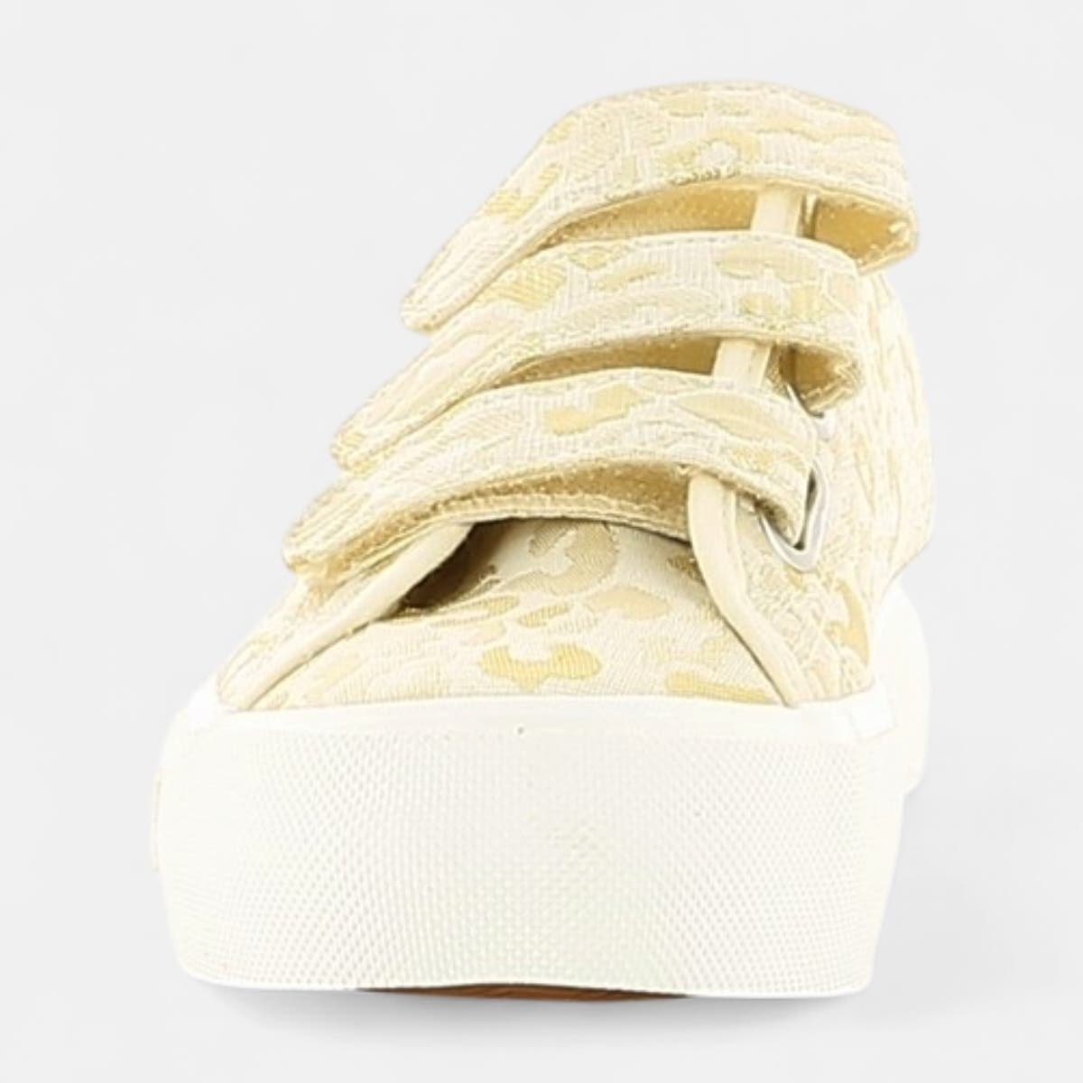 Baskets en toile Femme or