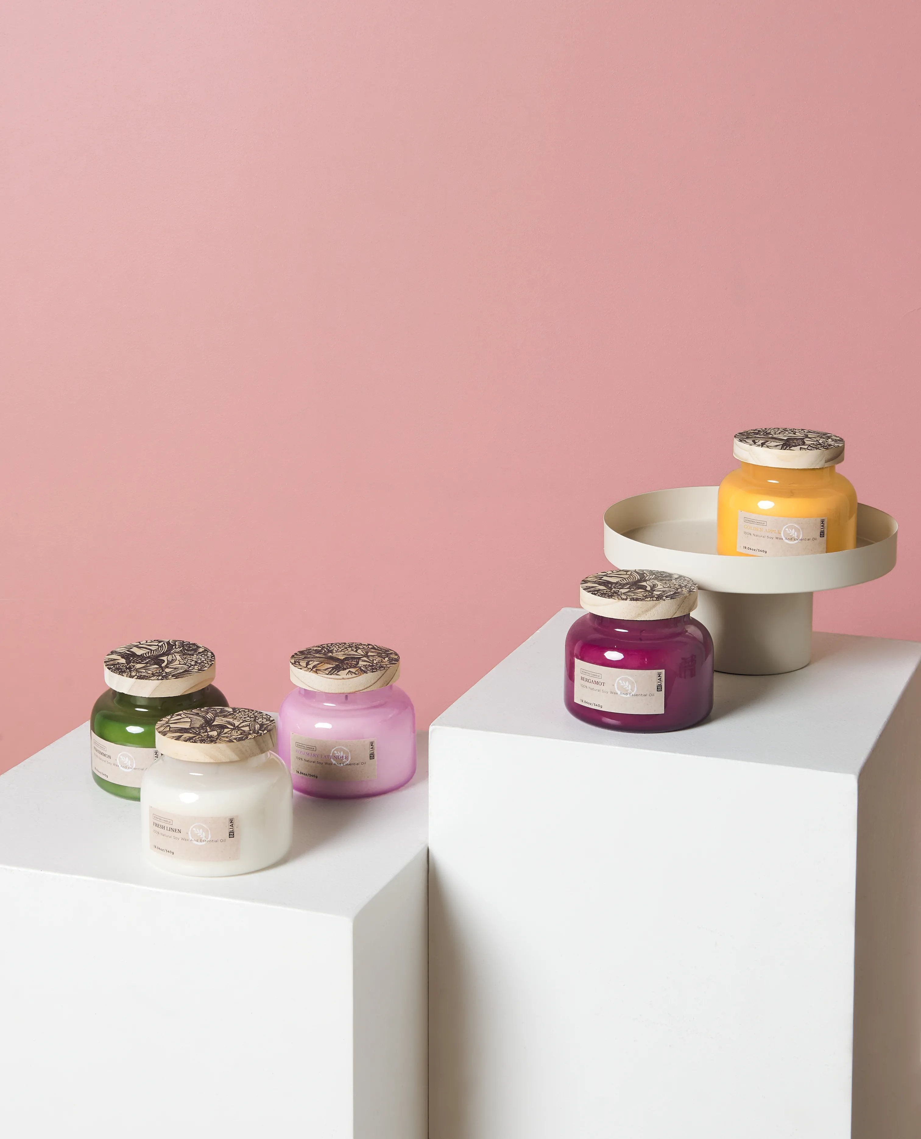 Geurkaars DELIGHT BLISS Soja wax Frisse geurnoten