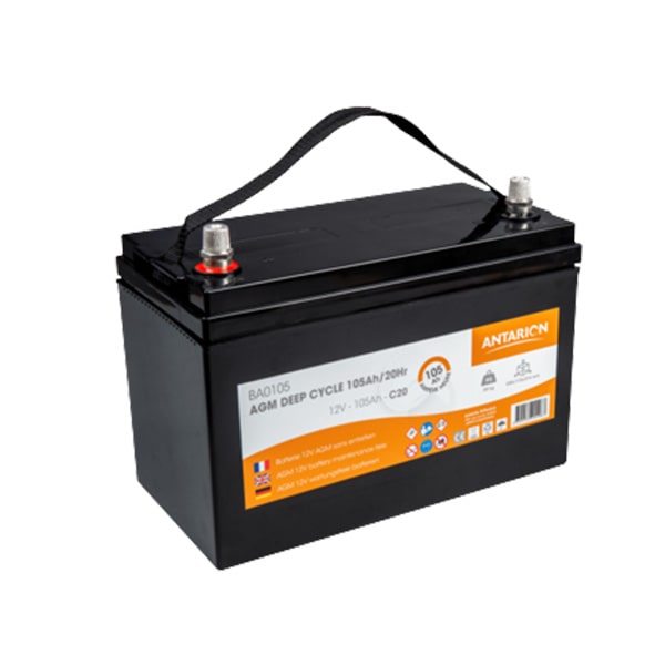 Batterie AGM Deep Cycle 12V 105-125Ah ANTARION