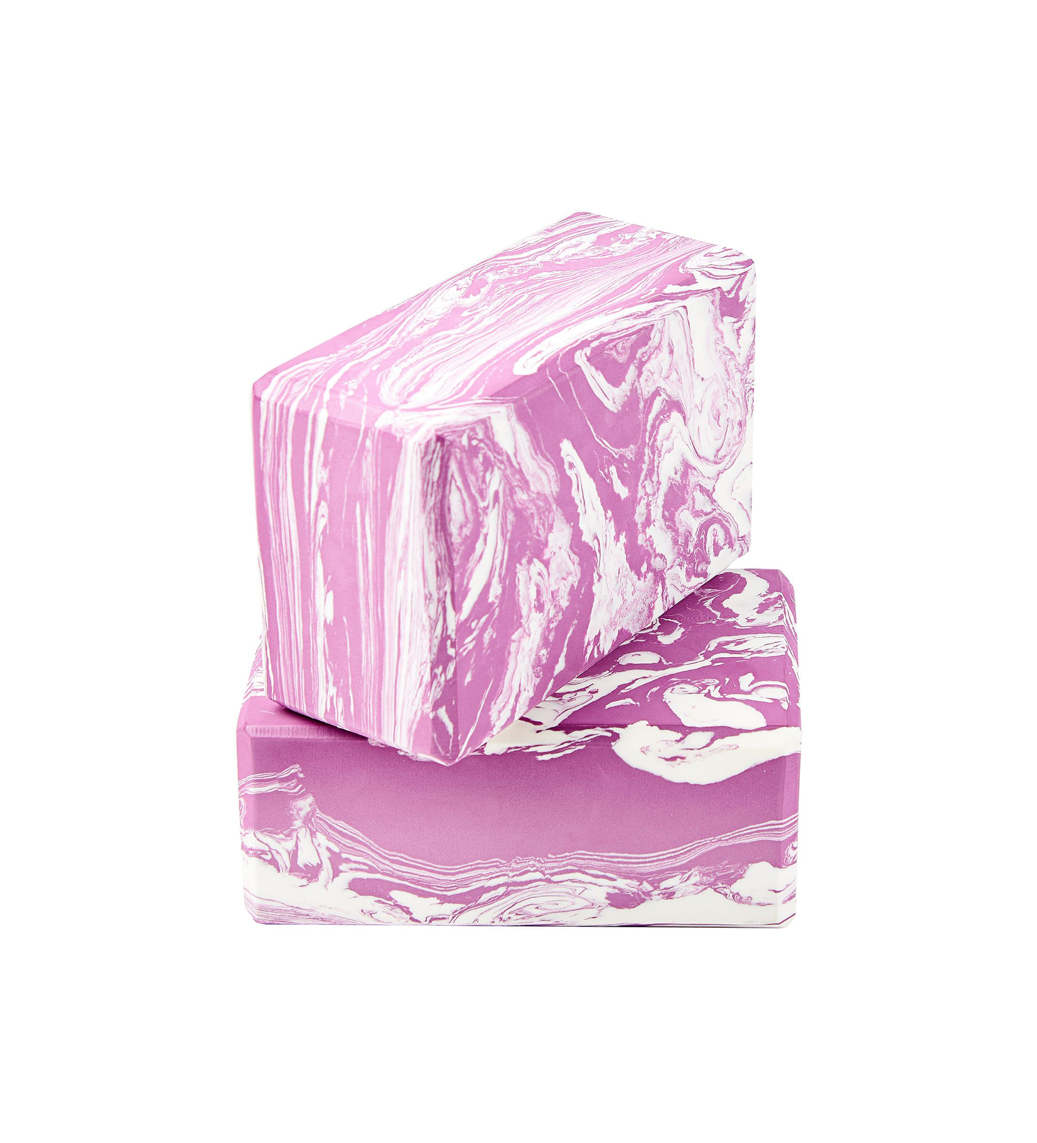 Yoga Block 2er Set camouflage violett