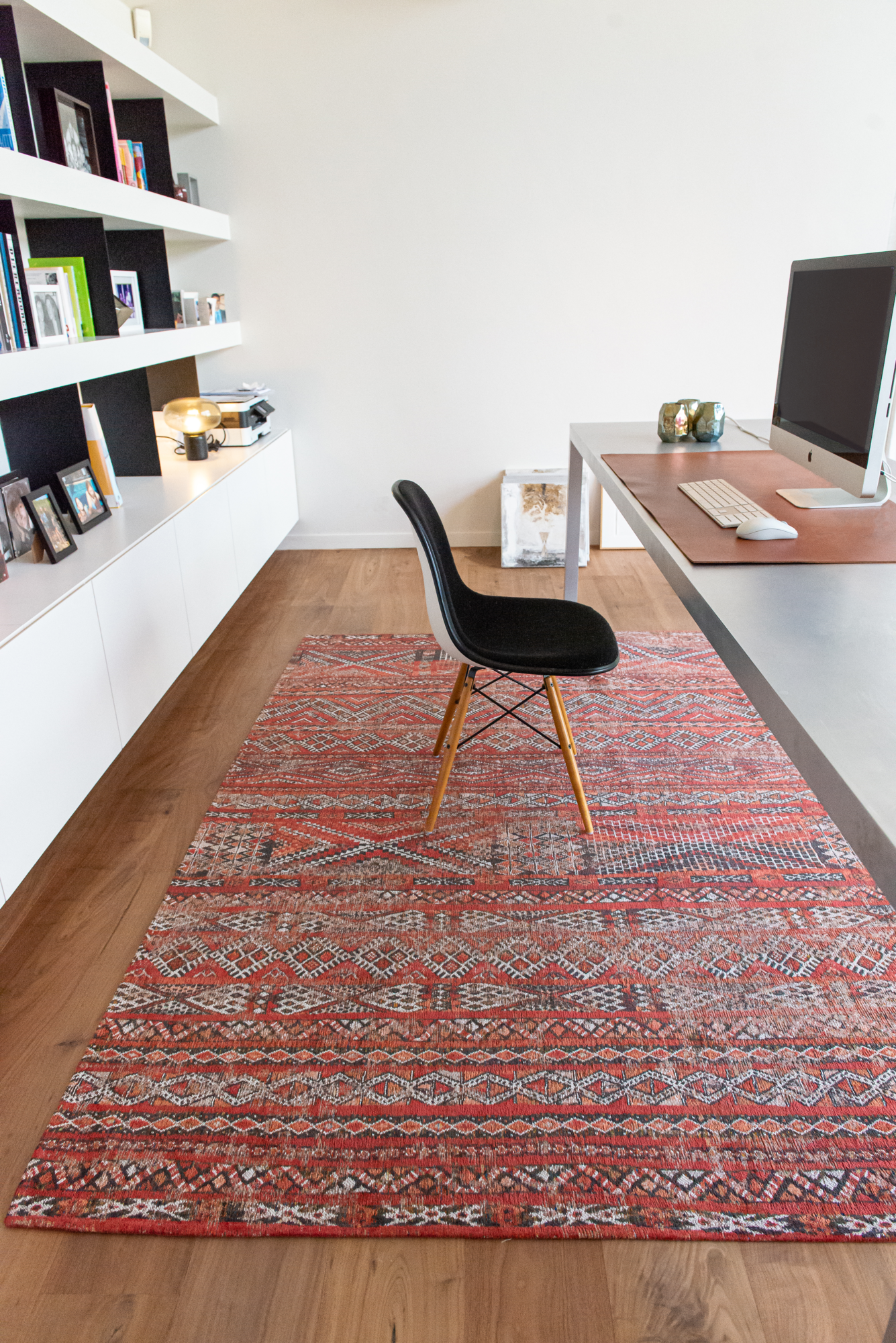 Ecorugs vloerkleed Kilim rood 170x240 cm