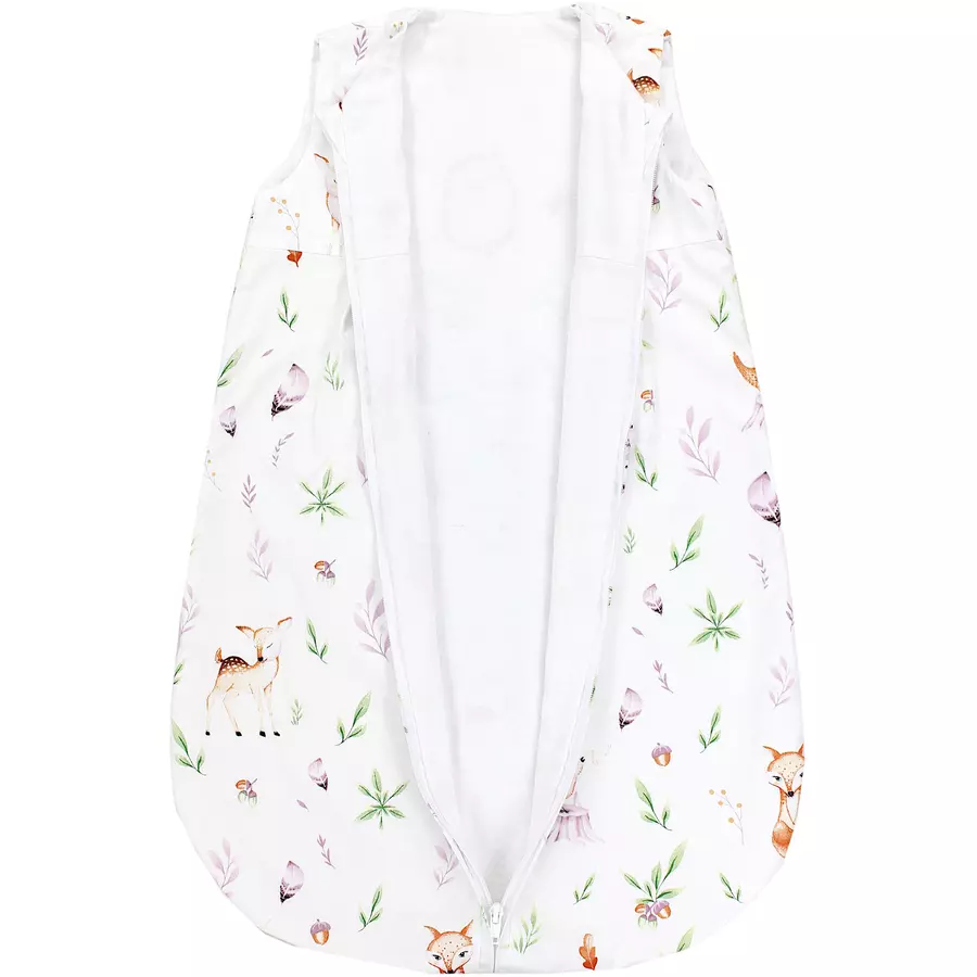 TupTam Baby Sommer Schlafsack Ärmellos Unwattiert grünbeige