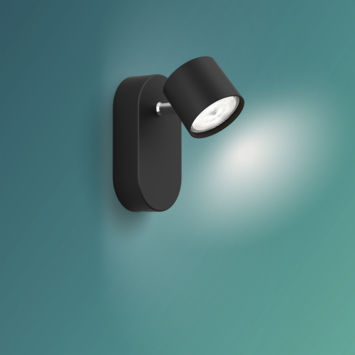 Philips opbouwspot Star zwart