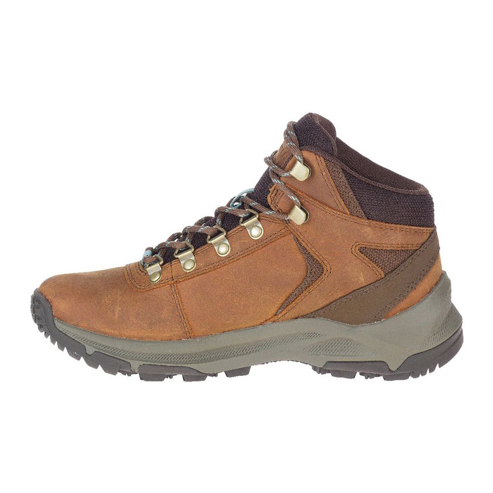 Merrell ERIE MID LTR WP - Chaussures de randonné Femme toffee