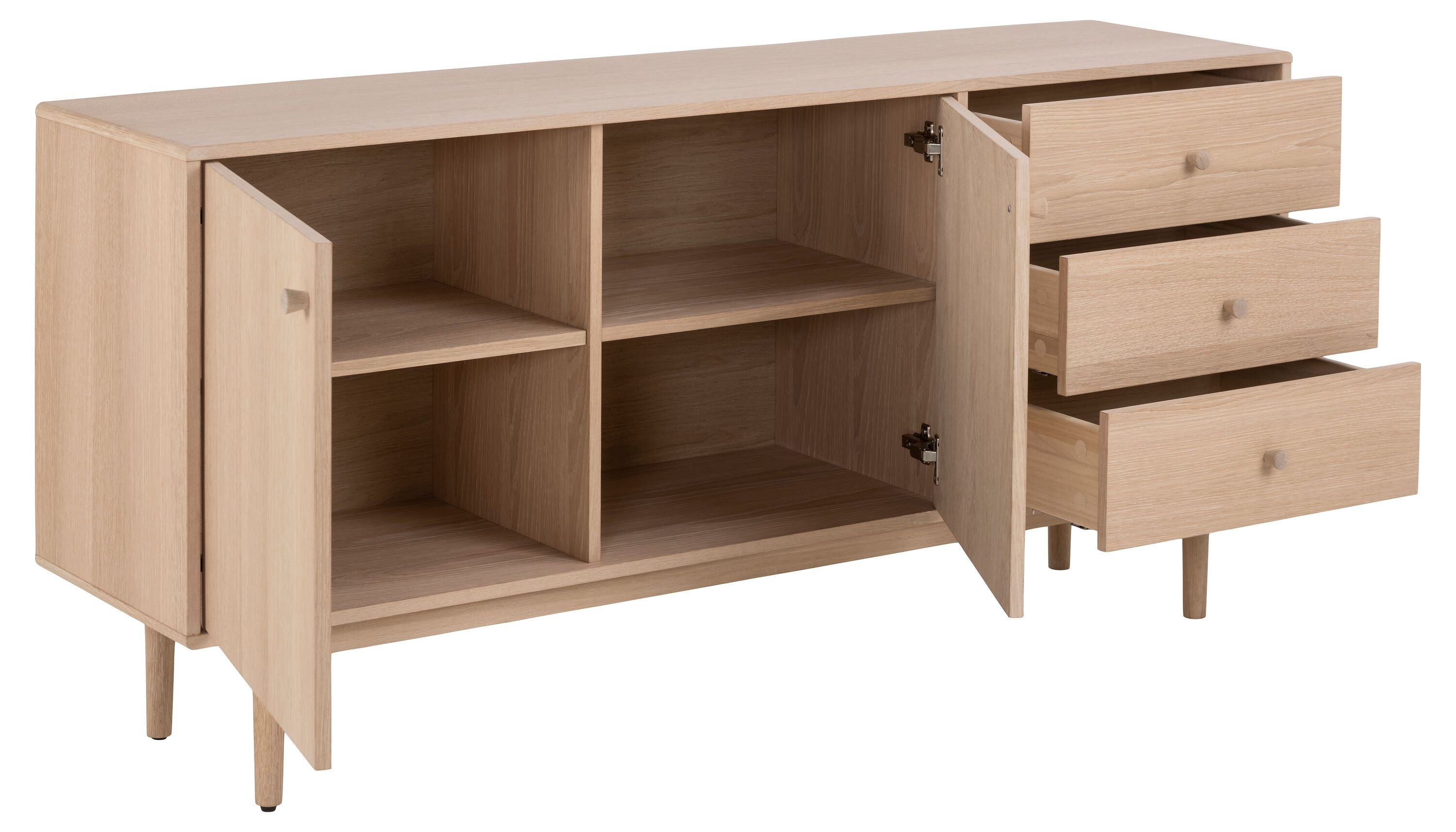 JAYCE Sideboard - Eiche / B: 160.0 cm x T: 40.0 cm x H: 75.0 cm