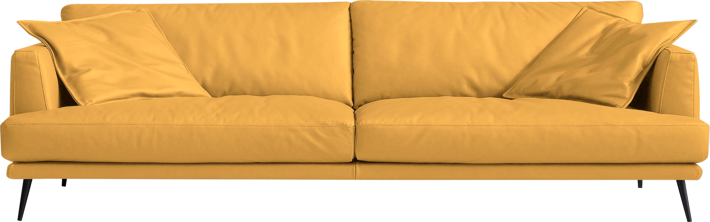 Egoitaliano 2,5-Sitzer »Sophia, Designsofa mit extrakomfortablem Sitzkomfort« Daunenfederung, inkl. 2 Kissen