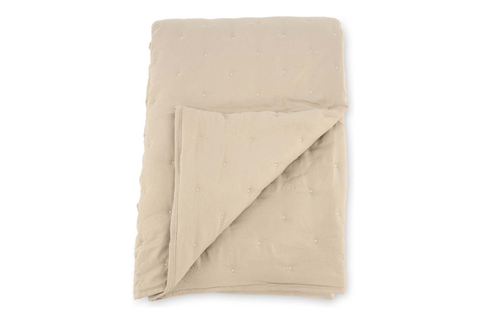 Sally sengeteppe 260x260cm, beige