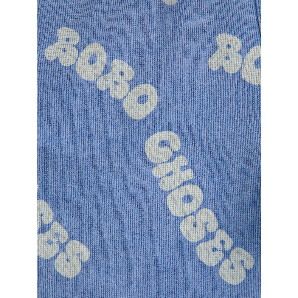 Køb Bobo Choses Blue Wavy All Over Waffle Bermuda Shorts