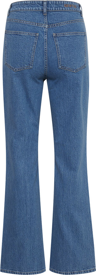 Gestuz LucieGZ HW straight jeans NOOS Mid dark blue washed