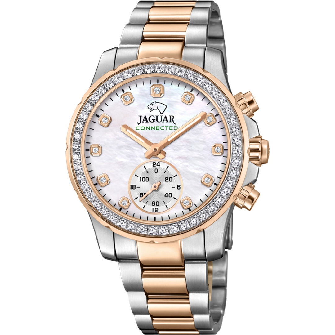 Jaguar Connected Lady Bicolor Rosé / Weiss 37mm