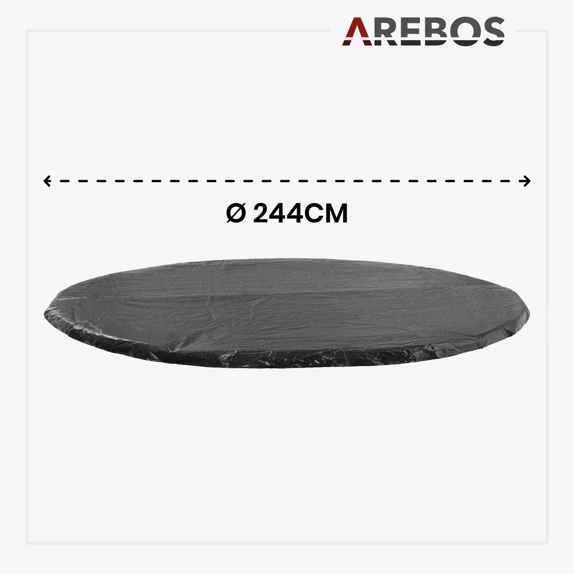 Trampolin Abdeckplane 244 cm