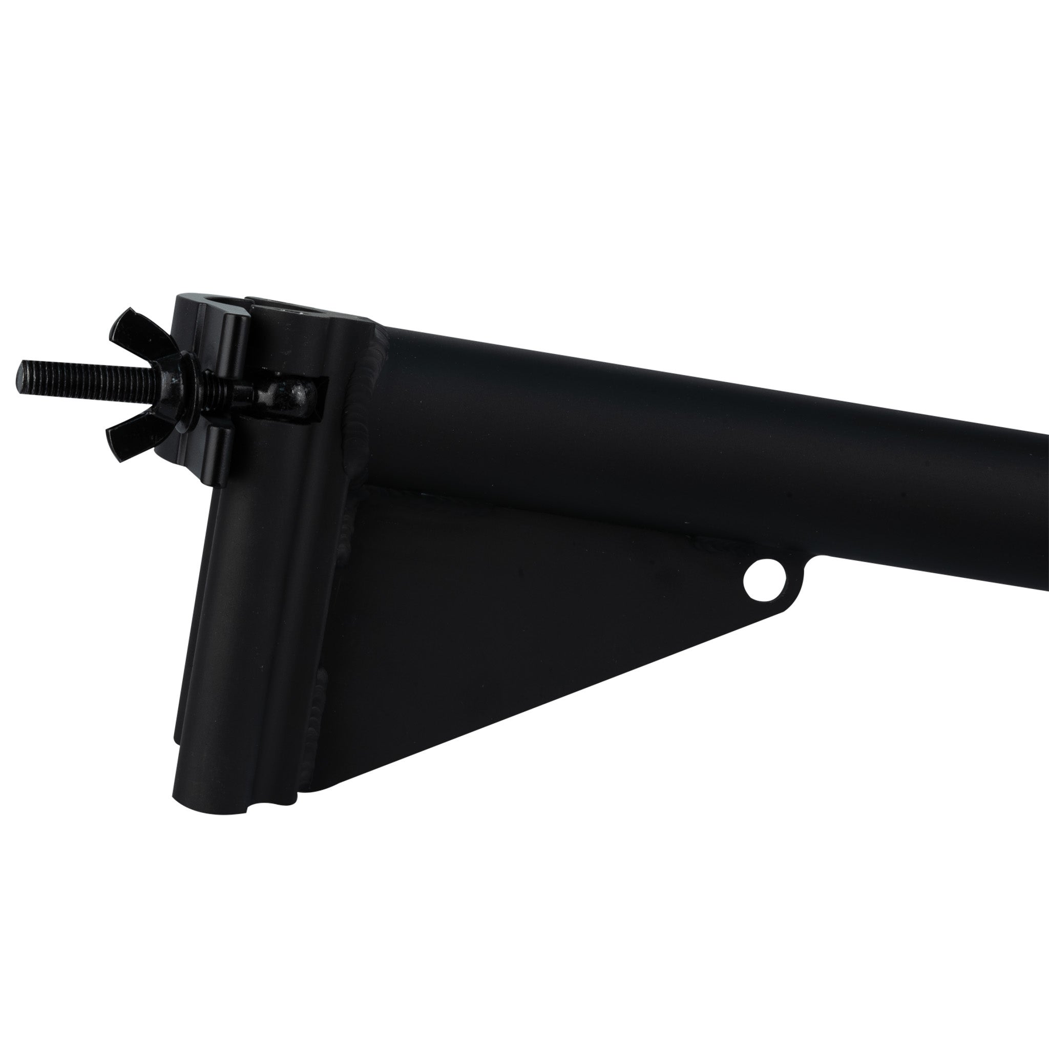 Showgear Outrig boom arm met klem voor truss-installatie, zwart