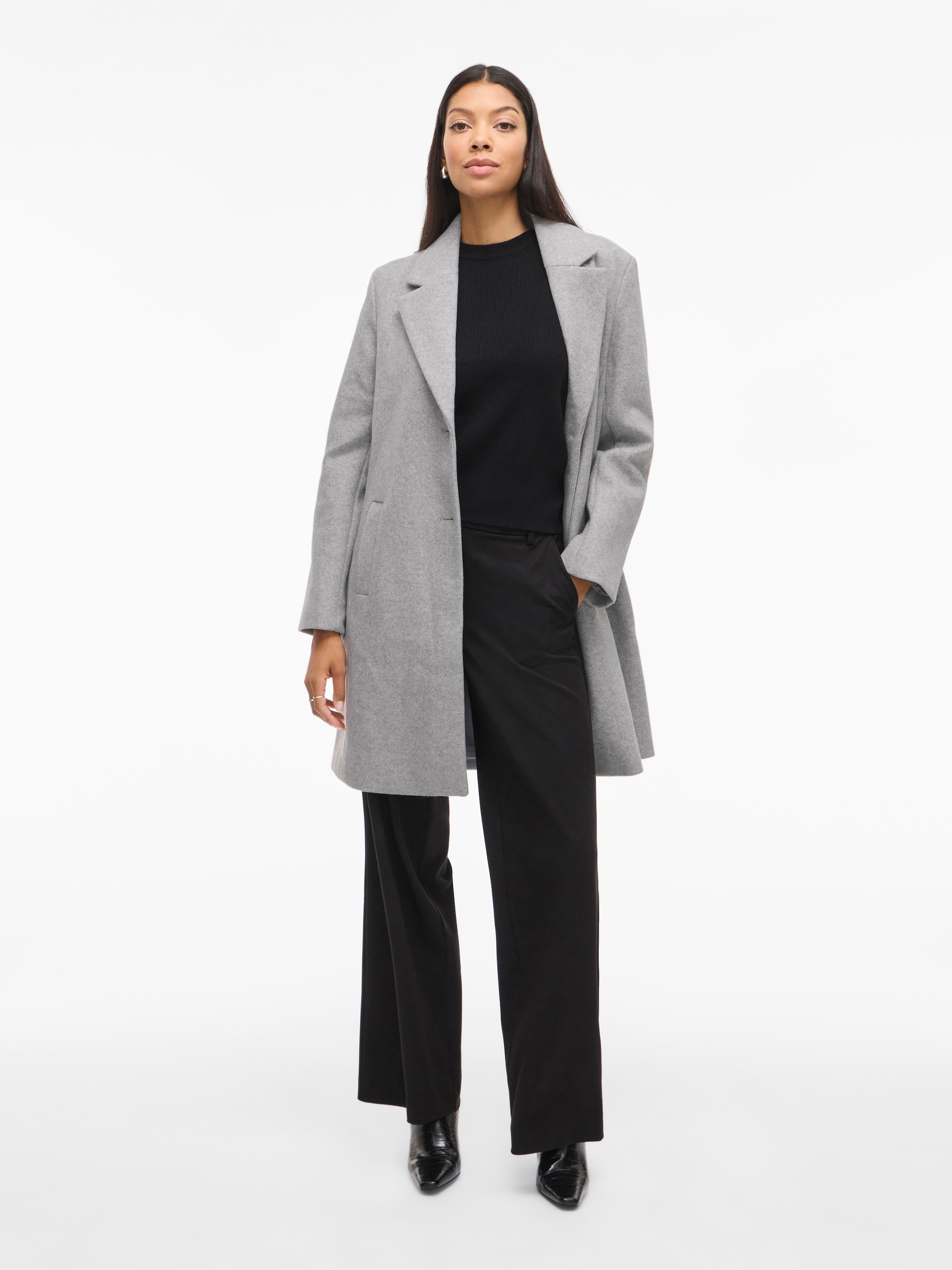 Vila Kurzmantel »VICLAUDIA BUTTON COAT - NOOS«