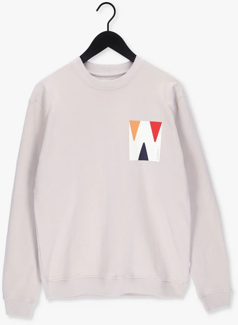 WOODBIRD beige woodbird sweater jacs box crew