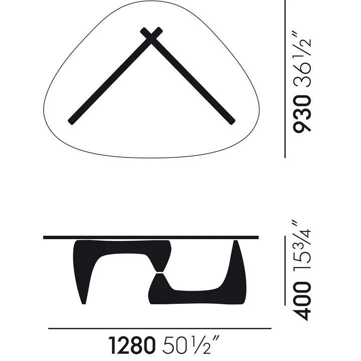Vitra - Noguchi Coffee Table, Ahorn
