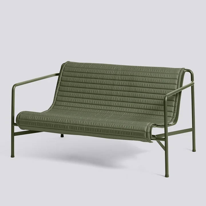 HAY - Palissade Quilted Cushion für Lounge Sofa, olive