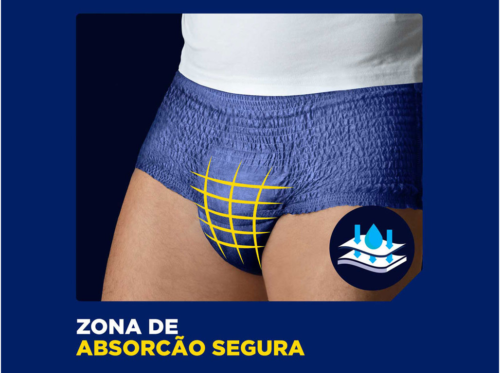 CUECAS INCONTINÊNCIA TAMANHO L TENA MEN 8UN