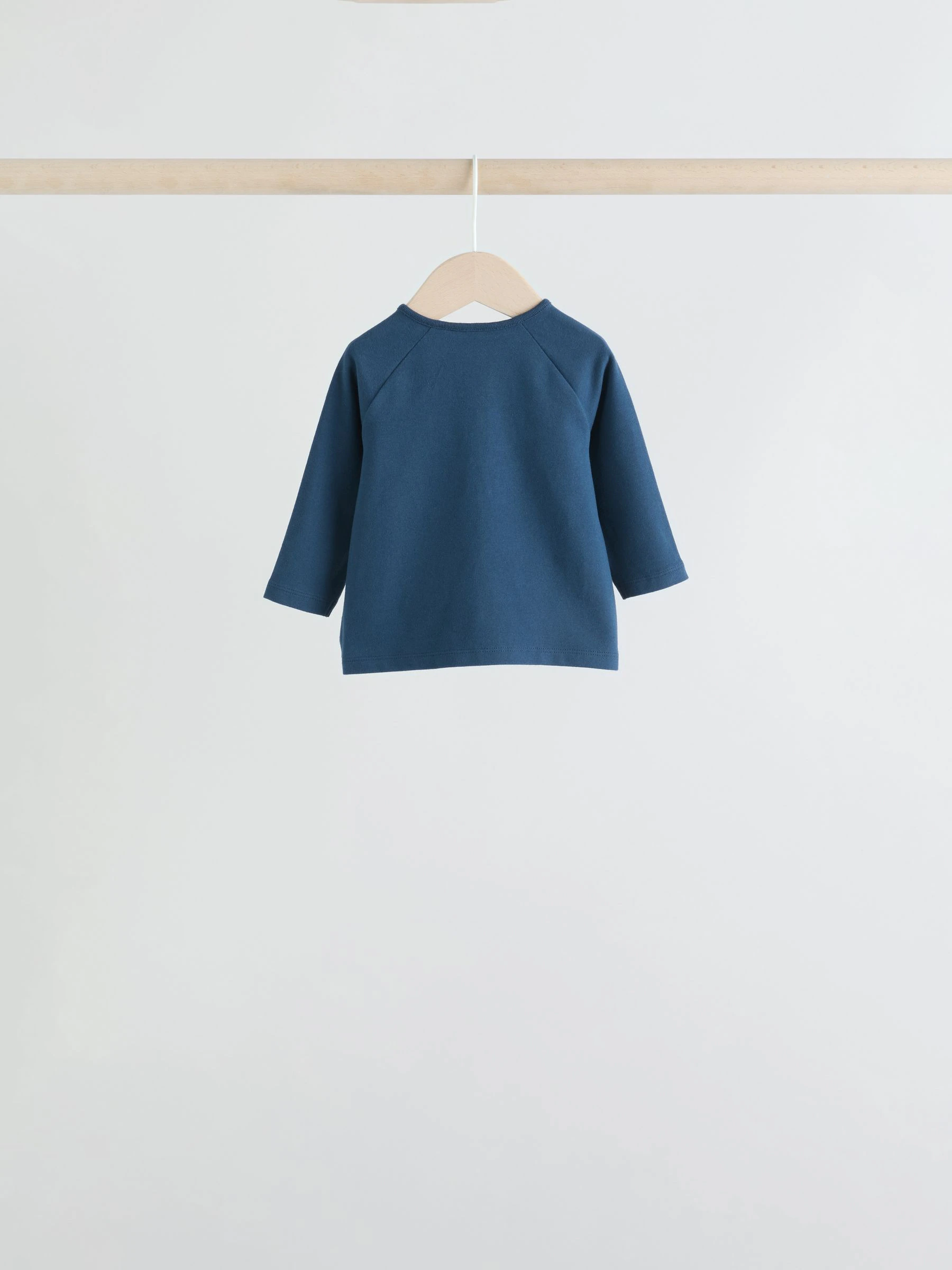 Marineblauw/bruin met beer - Tops en Leggings 6 -delige babyset (0mnd-3jr)