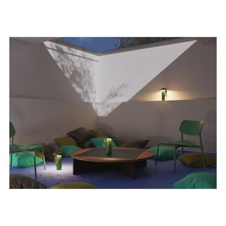 Petite friture Lampe à poser Quasar sans fil | Vert olive