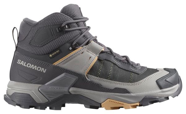 Chaussures Outdoor Salomon X Ultra 5 Mid GTX Gris Femme