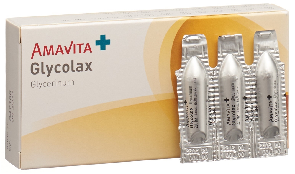 Amavita Glycolax Supp Blist 18 Stk