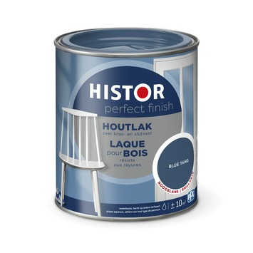 Histor Perfect Finish houtlak hoogglans blue tang 750 ml