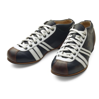 Ledersportschuh, Dunkelblau
