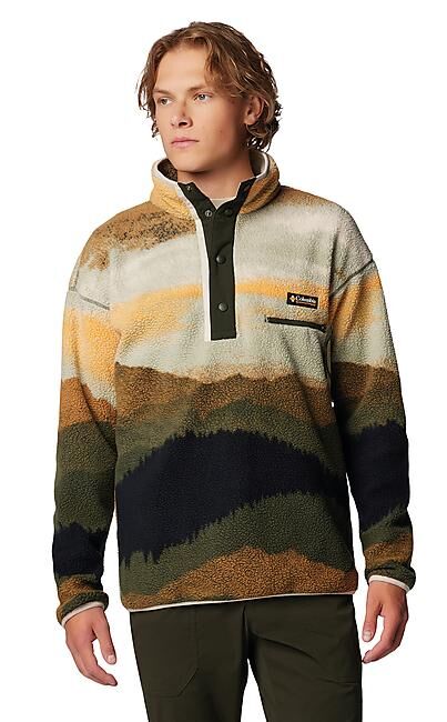 COLUMBIA - POLAIRE 1/2 ZIP HELVETIA II PRINTED HALF SNAP FLEE