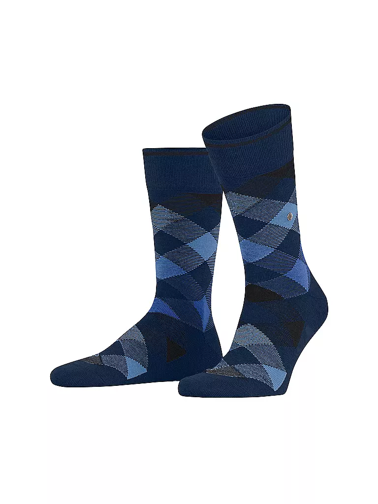 BURLINGTON Herren Socken NEWCASTLE royal blau