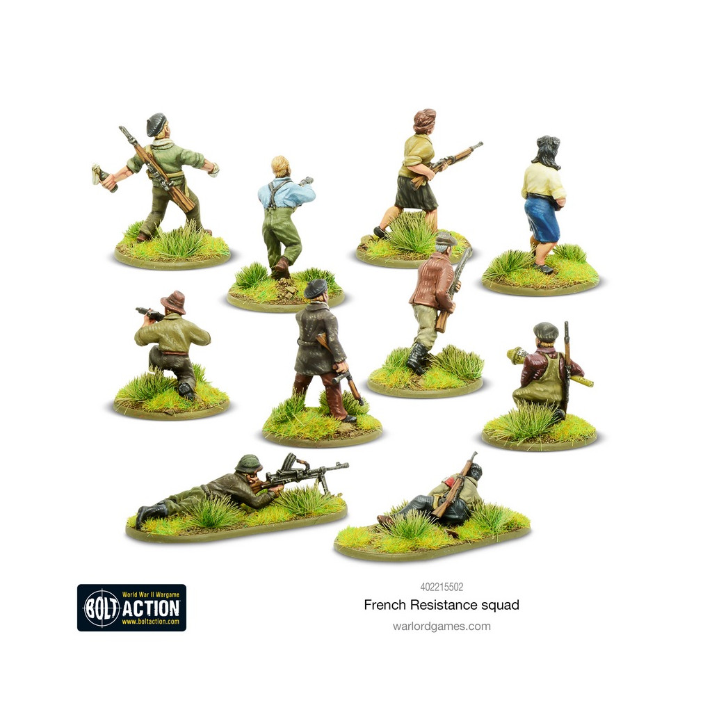 Bolt Action - French Resistance Squad