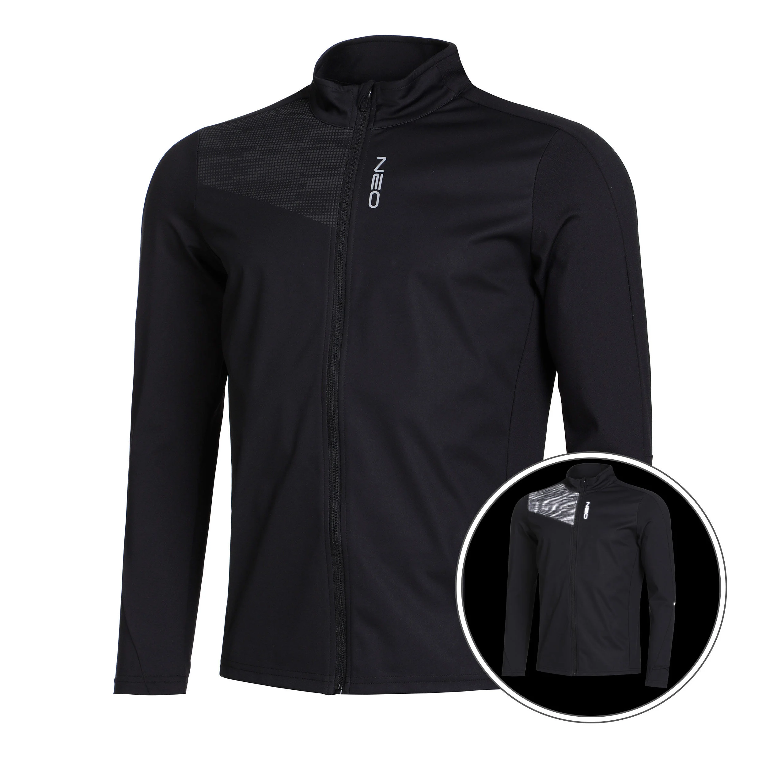 NEO Storm Duo Veste Running Hommes - Noir