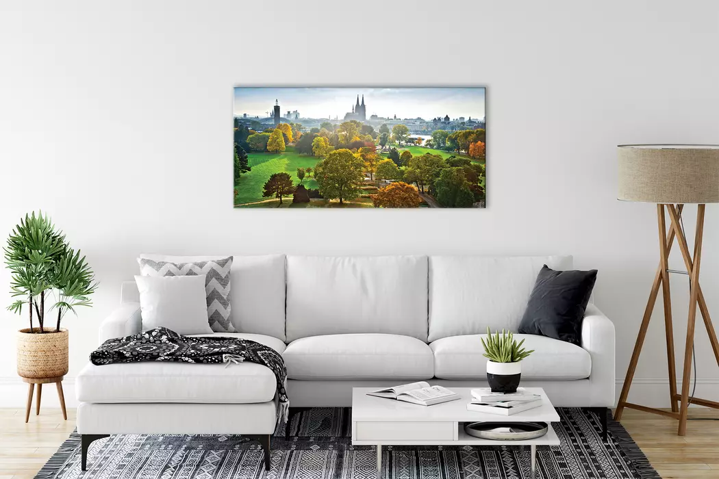 Wandbild 55 x 115 cm Köln Panorama IX