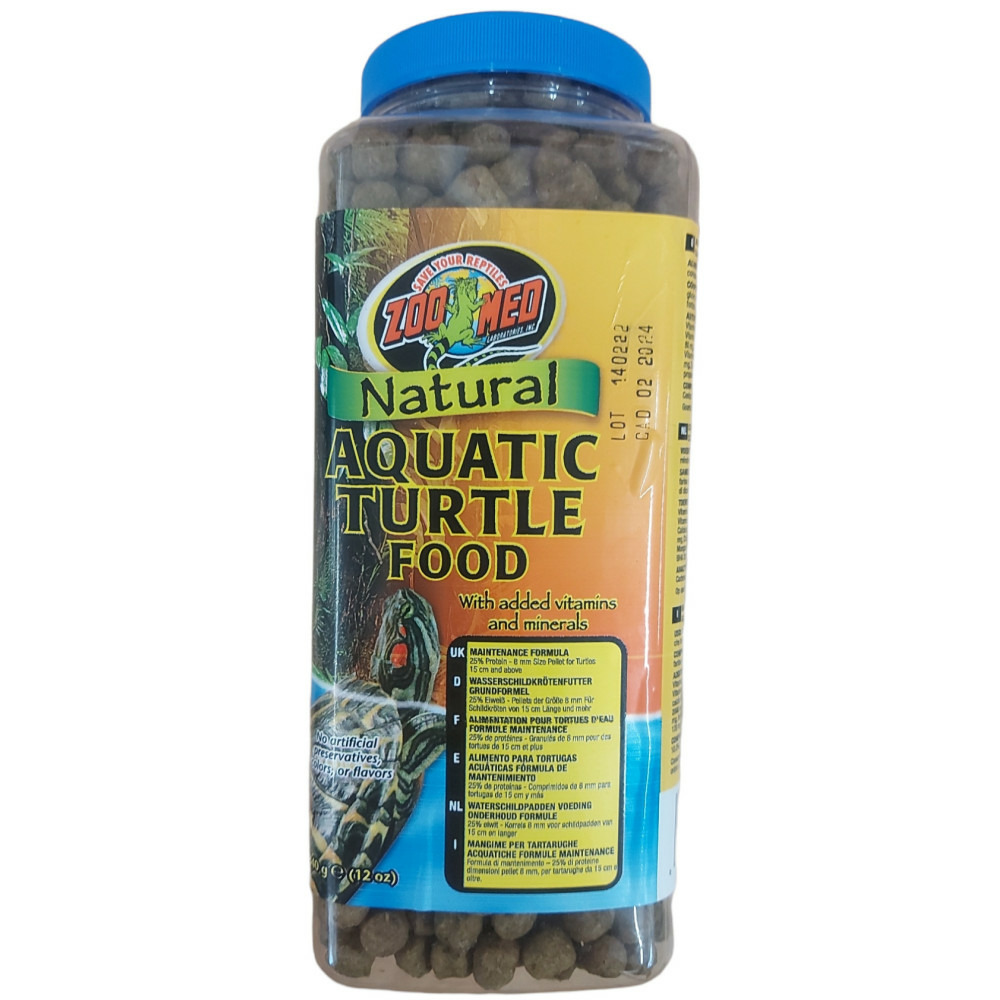 Nourriture pour tortues aquatiques zm111 formule d'entretien 340g