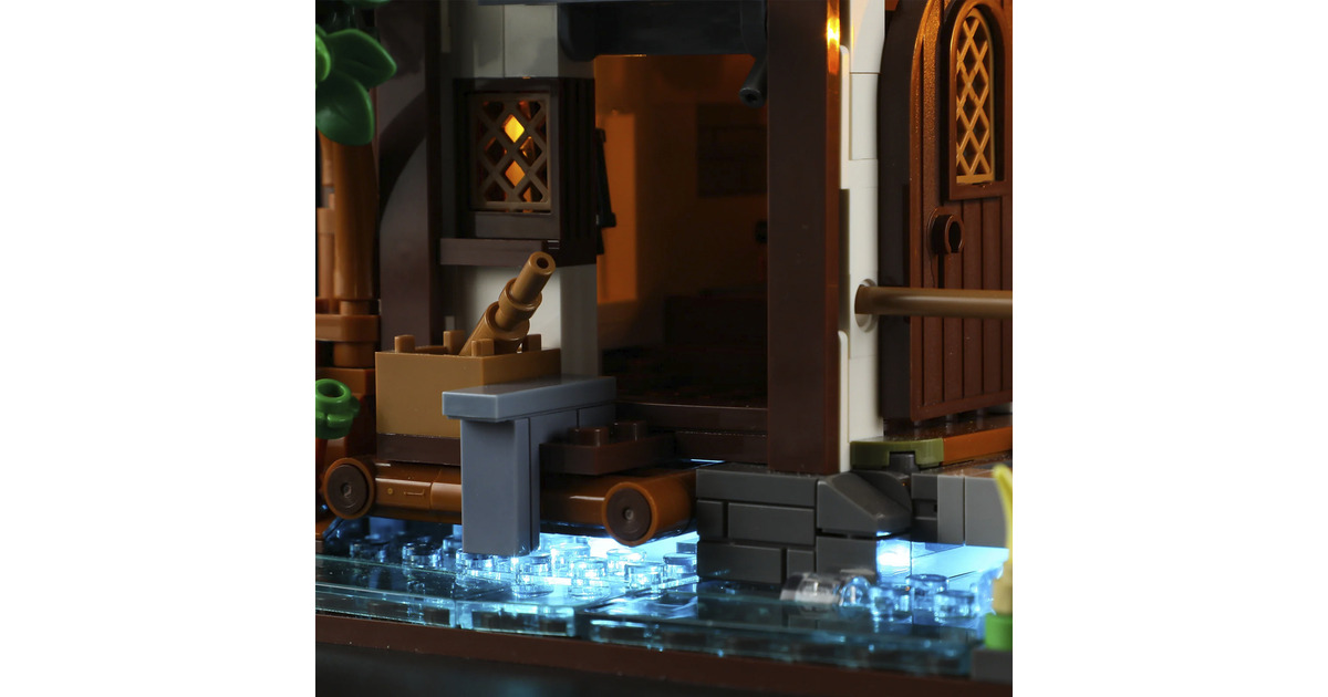 LumibricksMiddle Ages - Medieval Water Mill Constructiespeelgoed  (F9061)