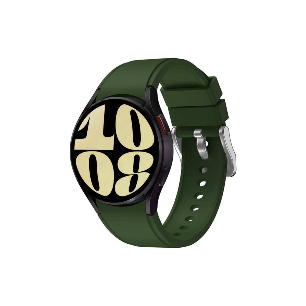 Silikon armbånd No-Gap Samsung Galaxy Watch 6 (44mm) - Army