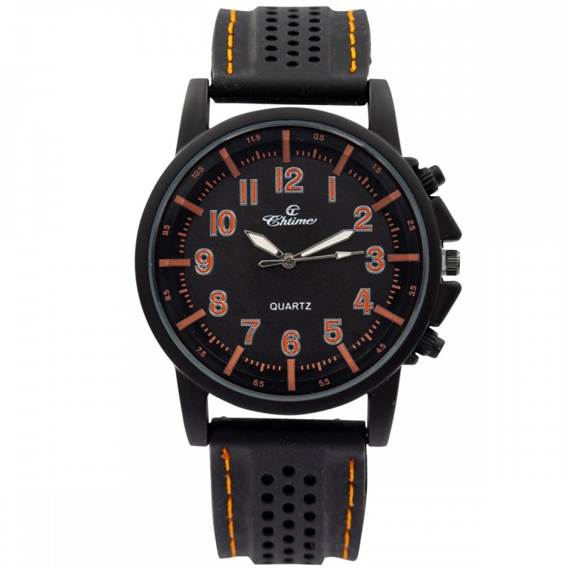 Montre Homme CHTIME bracelet Plastique Noir