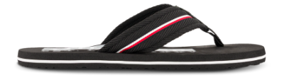 Tommy Hilfiger Simon Sandal Sort FM0FM05436BDS | Skoringen