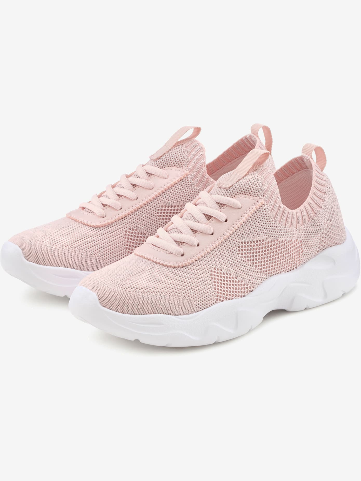 Baskets aspect brillant discret et semelle chunky tendance