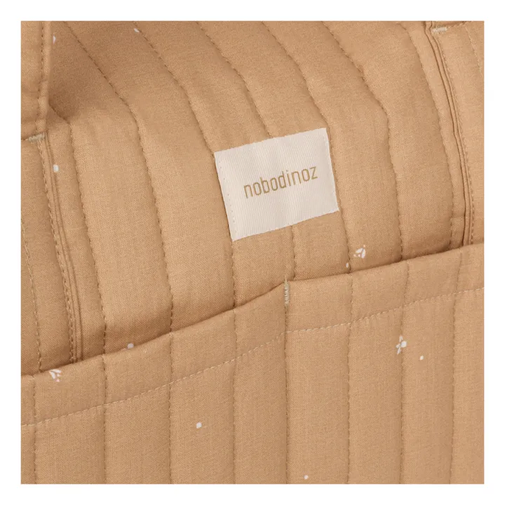 Nobodinoz Sac à langer Stories en coton bio | Blush