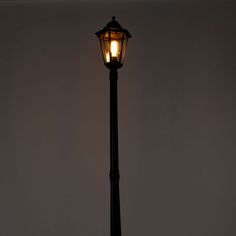 Klassieke buitenlantaarn zwart 200 cm IP44 - Havana