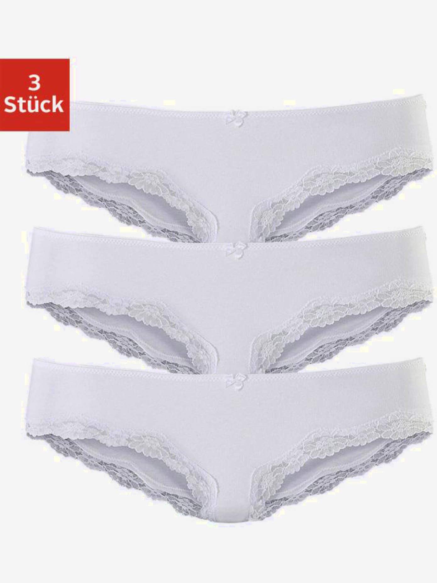 Lot de 3 slips bikini lascana