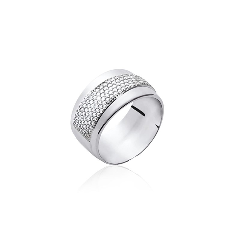 Bague Femme - Argent 925 - Oxyde de zirconium