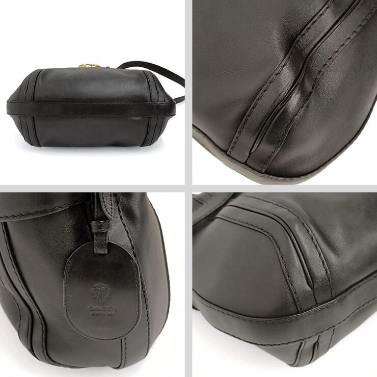 Gucci Vintage Gucci Shoulder Bag Black