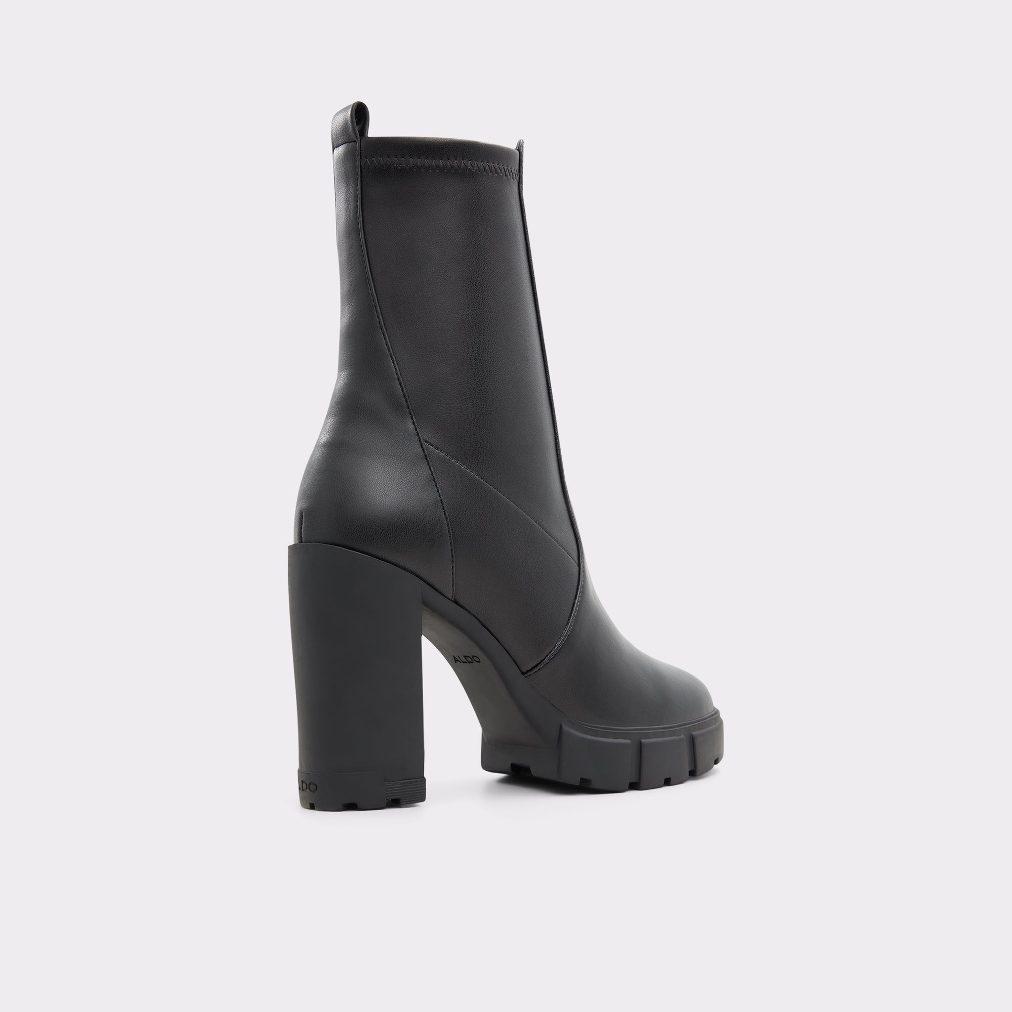 Ilanna Black Synthetic Smooth Women Dress boots
