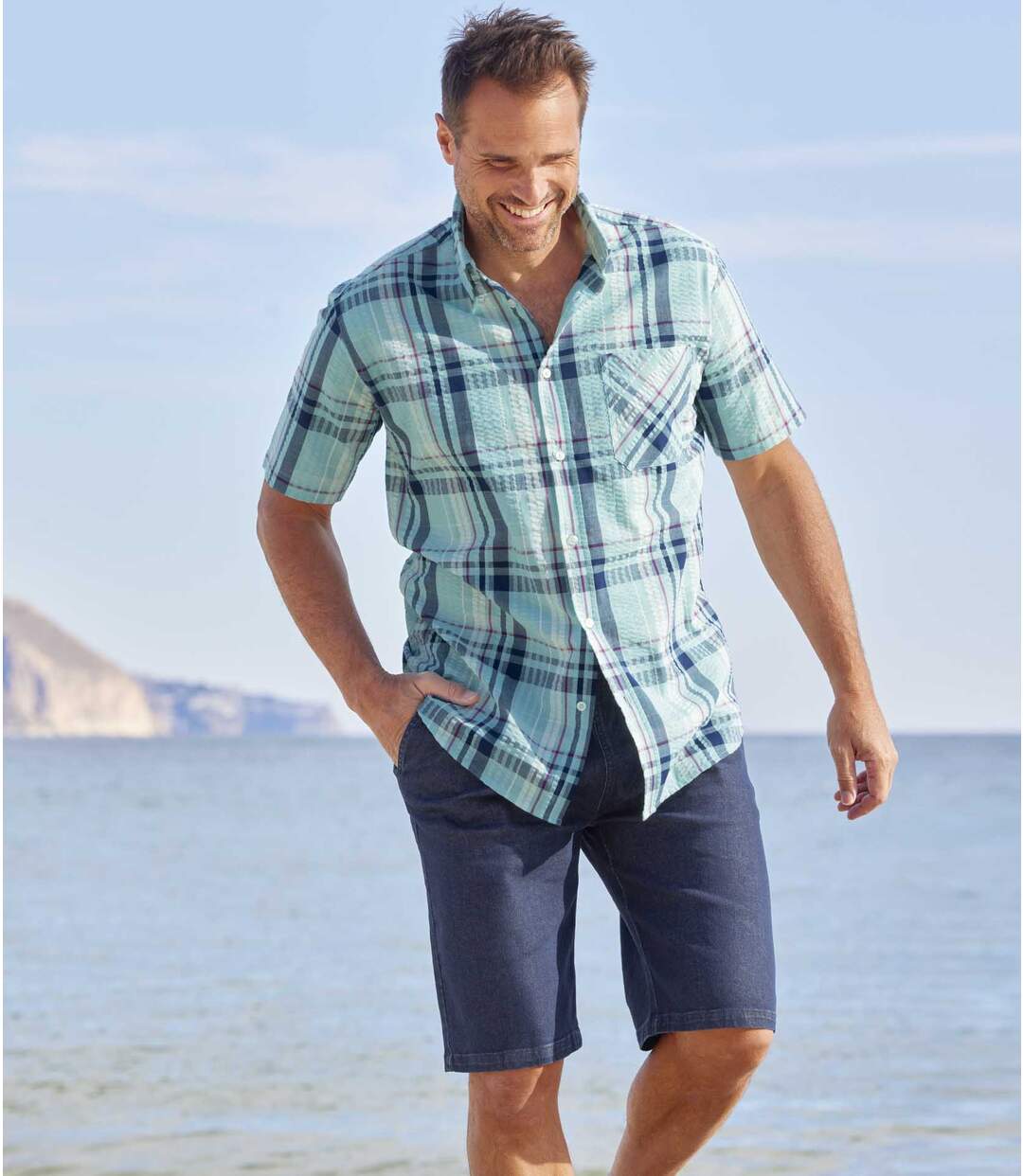 Bermuda Confort en Jean Stretch Léger
