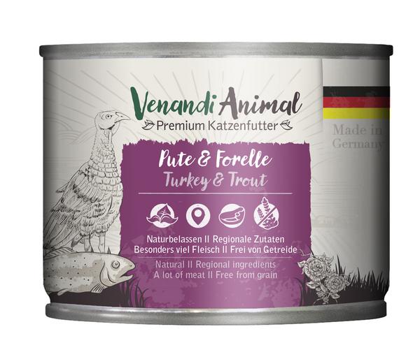Venandi Animal Nassfutter für Katzen Adult,