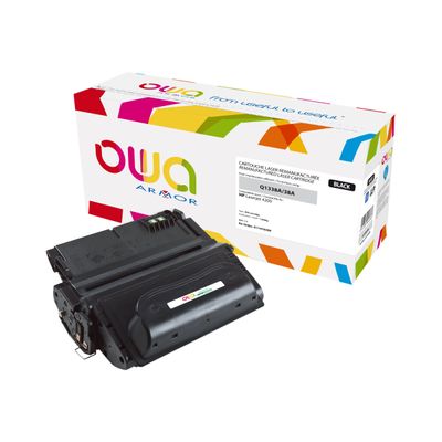 Cartouche laser compatible HP 38A - noir - Owa K11976OW