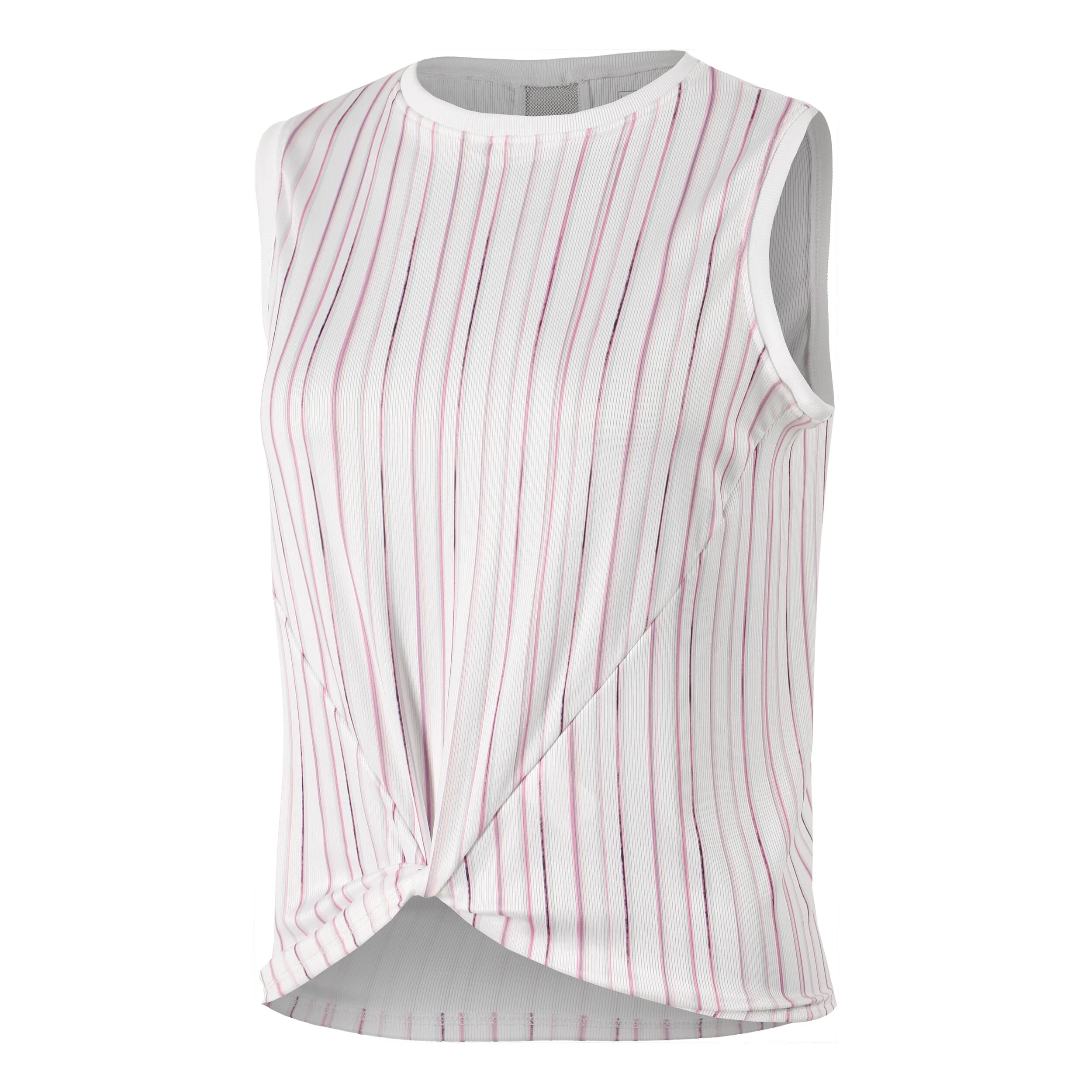 Lucky in Love Mystic Twist Front Débardeur Tank Top Femmes - Blanc , Rosé